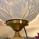 Art Deco lamp with floral patterns
