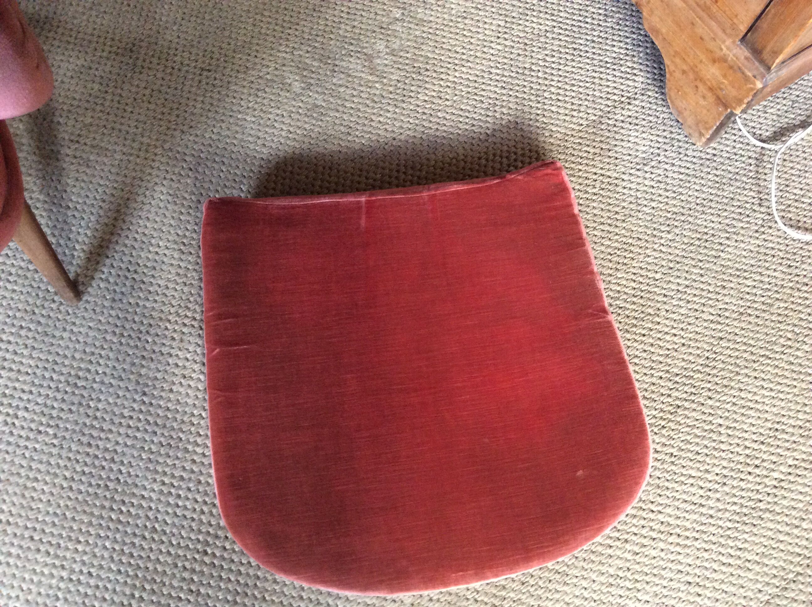 Velvet armchair