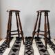 Paire de tabouret de bar vintage