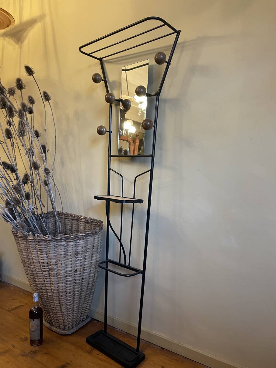 Wall coat rack Coat rack Design Roger Ferraud Vintage