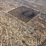 Rustic brutalist oak Coffee table