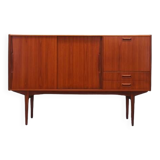 Buffet haut en teck, design danois, années 1960, production : Danemark