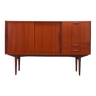 Buffet haut en teck, design danois, années 1960, production : Danemark