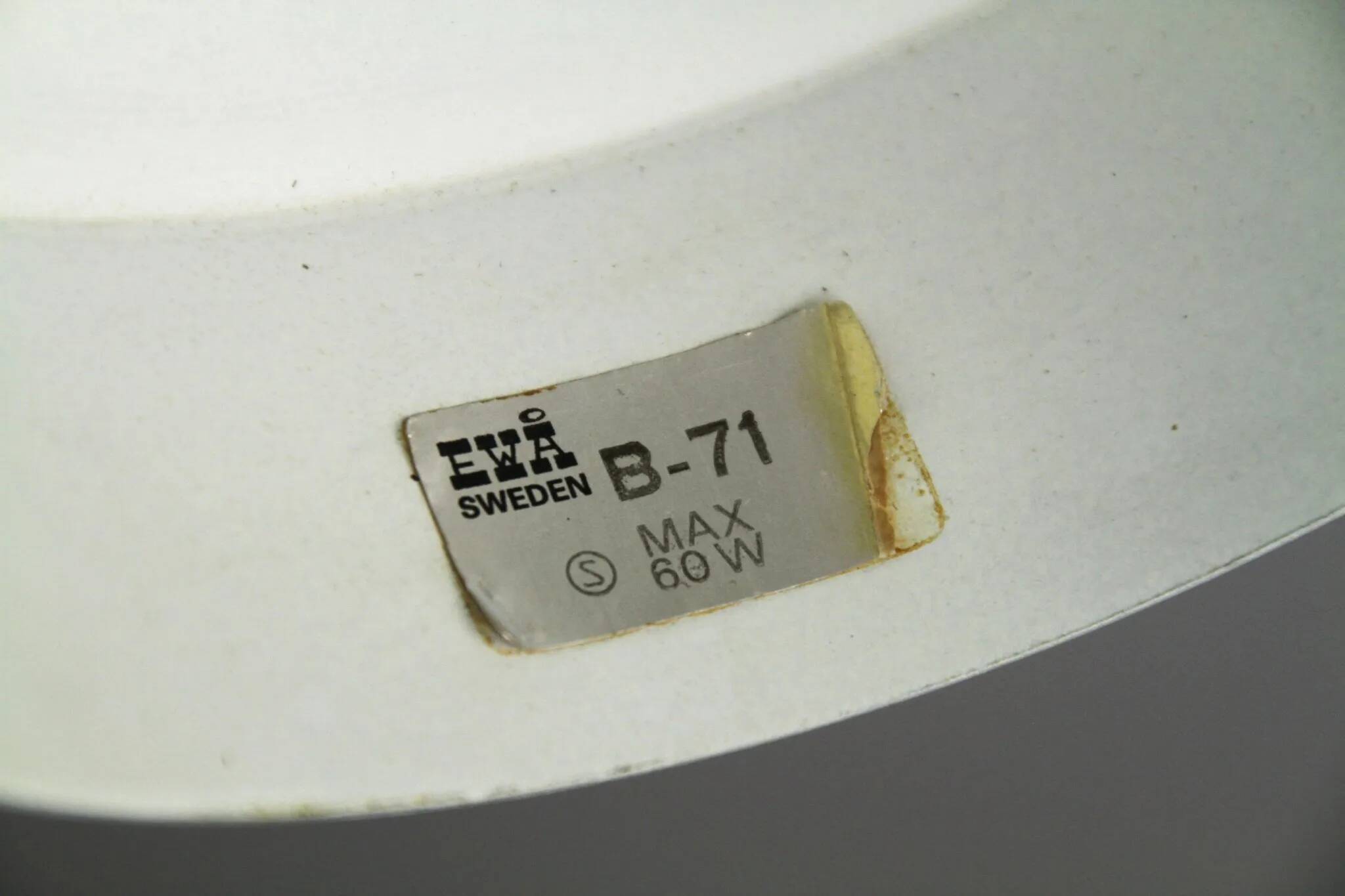 Eric Wärnå for EWÅ Armaturfabrik, Värnamo, Sweden — Model B-71 Desk Lamp, 1970s