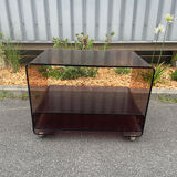 Smoked Plexiglass furniture by Éric Maville