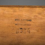 Mid-century modern no. 384 teak bedside table by Aksel Kjersgaard, Denmark, 1960s