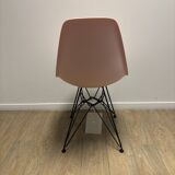 EAMES DSR CHAIR SOFT PINK / BLACK - VITRA