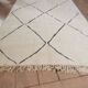 Beni Ouarain Berber Rug "Atlas Diamonds" 3.5*2.5 m