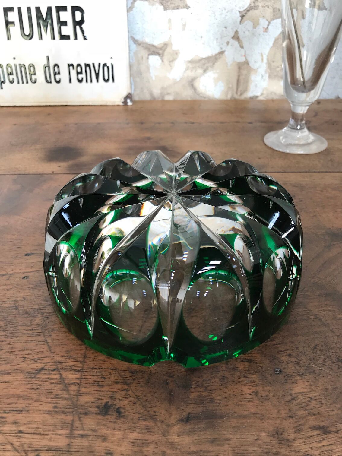 St. Louis Crystal Ashtray