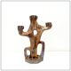 Sculptural ceramic candlestick by Walter Van Den Panhuyzen - 1970s