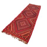 Vintage moroccan Kilim Runner , 295 x 86 cm