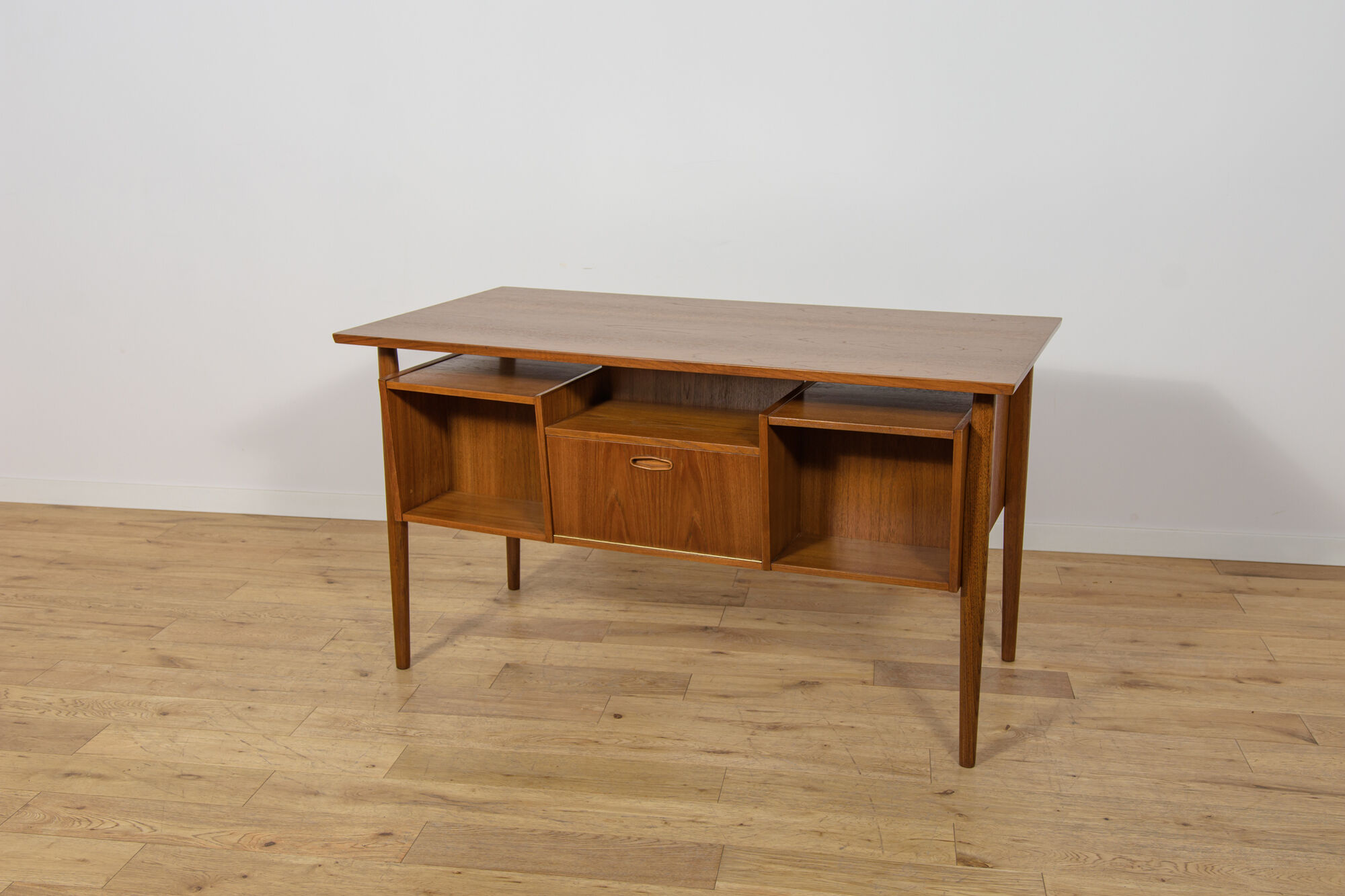 Mid-Century Teak Desk by Gunnar Nielsen Tibergaard, Denmark, 1960s