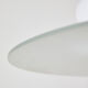 Plate-shaped glass pendant