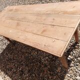 Old fir table 3 drawers