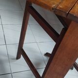 Small monastery table in pine wood.