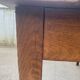 Solid oak farmhouse table with 2 drawers 1900