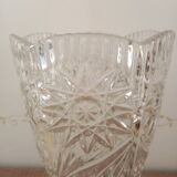 Large crystal vase