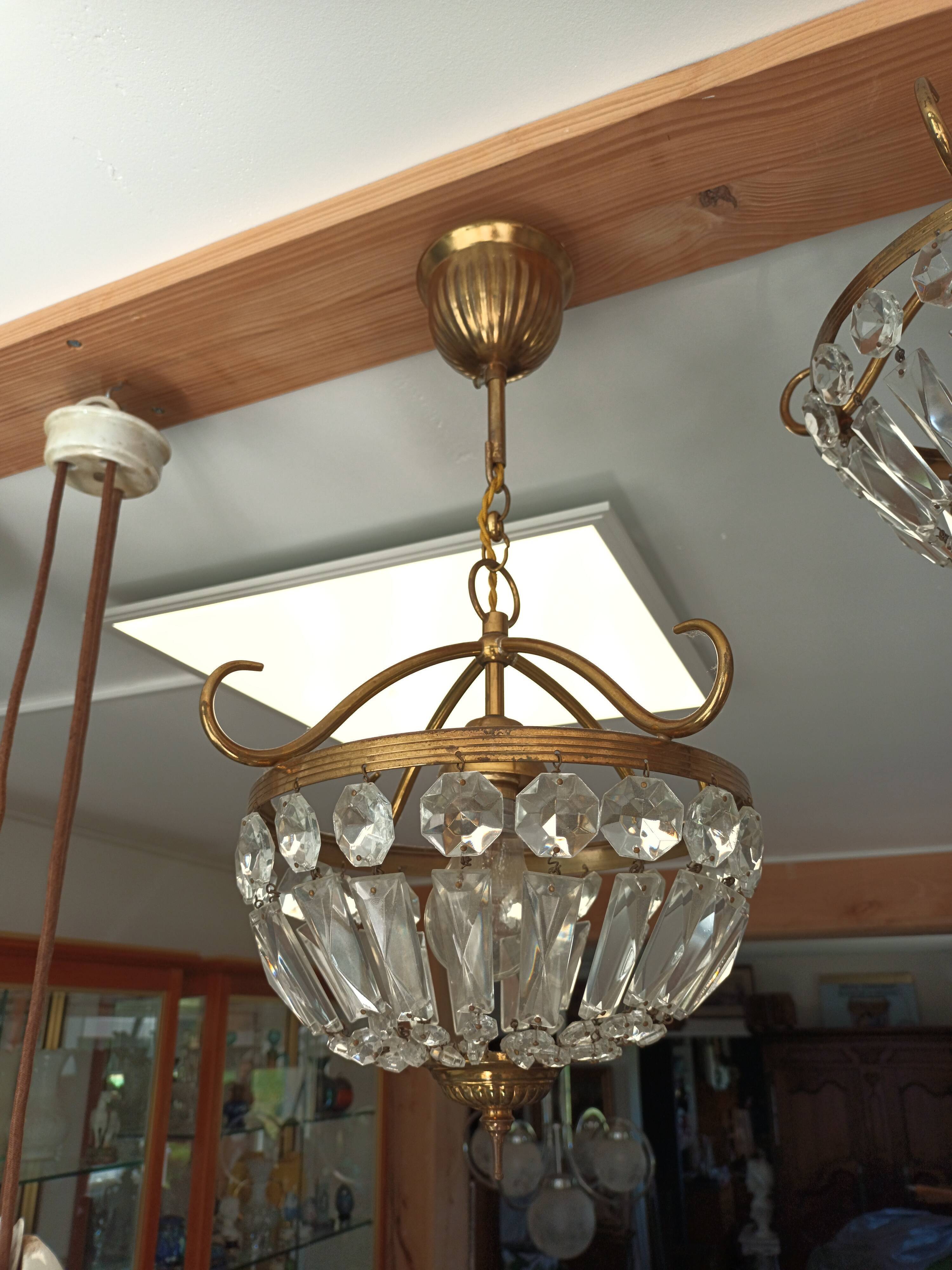Chandelier pampilles XW th