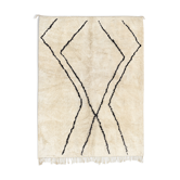 Modern moroccan carpet white contemporary art
