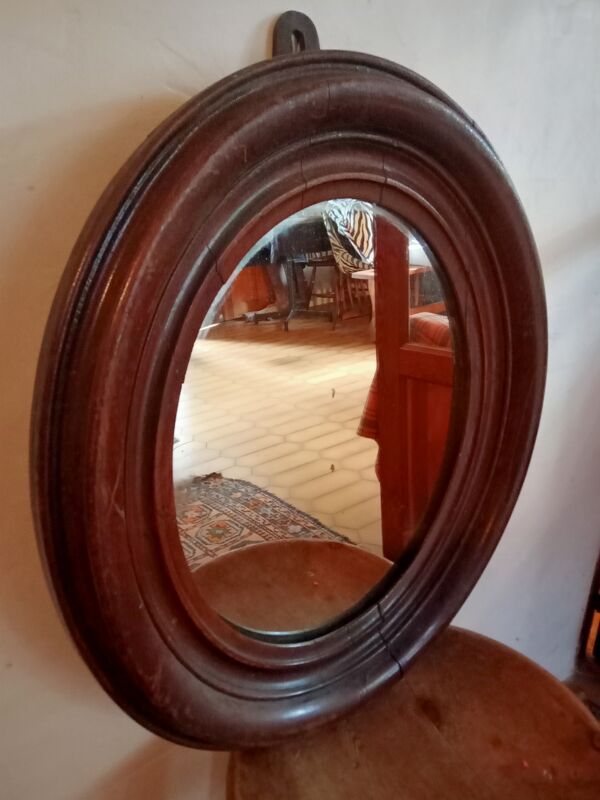 Miroir oeil de boeuf très ancien