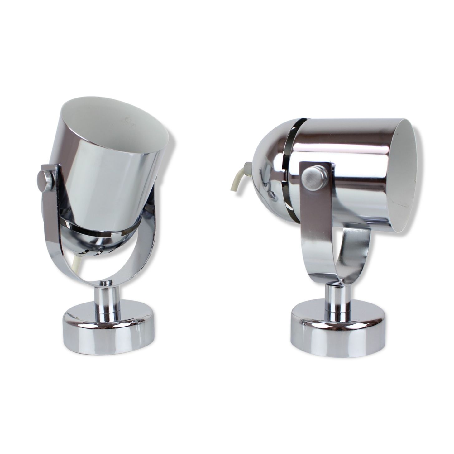 Pair of mid-century wall lamps Stanislav Indra, 1970's