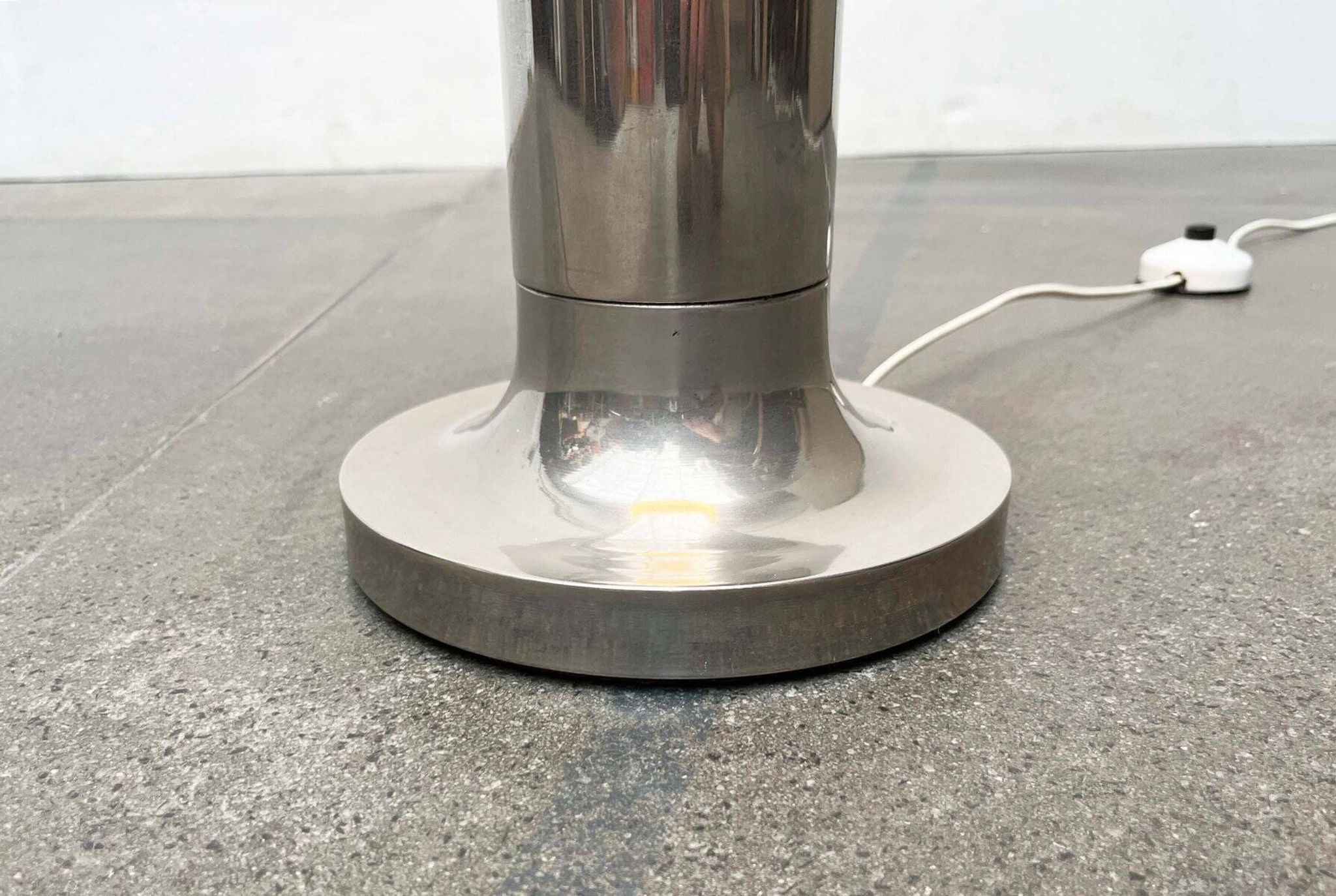 Swiss design floor lamp modern bulb mid-century space age by Temde, 1960s