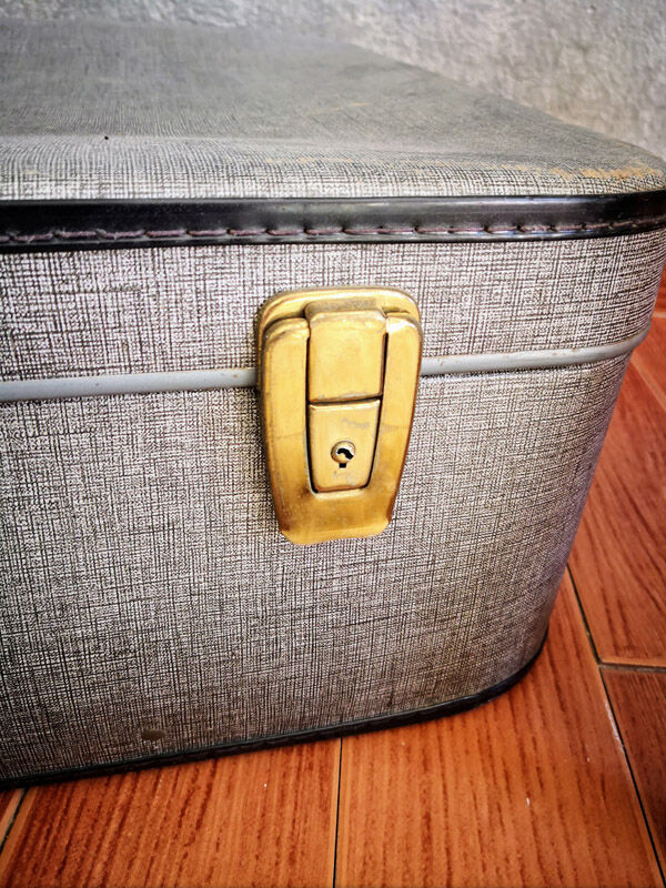 Grey suitcase