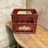 Casier à bouteille vintage caisse france plastique cfp