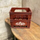 Vintage bottle locker CFP France Plastic Crate