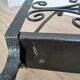 Vintage Iron Cast Magazine Rack: Handmade Gothic Home Decor