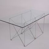 Max Sauze Dining Table With Foldable Base 1970s France