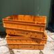 Set of 2 Bins / Plastic Sorting Boxes - La Poste 50x30cm - Industrial Decoration