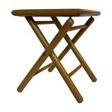 vintage side table stool thonet style webbing