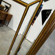 Deknudt Mirror Large Format with Triple Frame in Gold Wood Art Deco