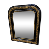 Mirror Louis Philippe black and gold