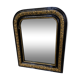 Miroir Louis Philippe noir et or