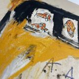 Jean michel basquiat, old cars 1981, sous licence artestar ny