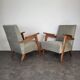 2 restored Scandinavian armchairs, 1960