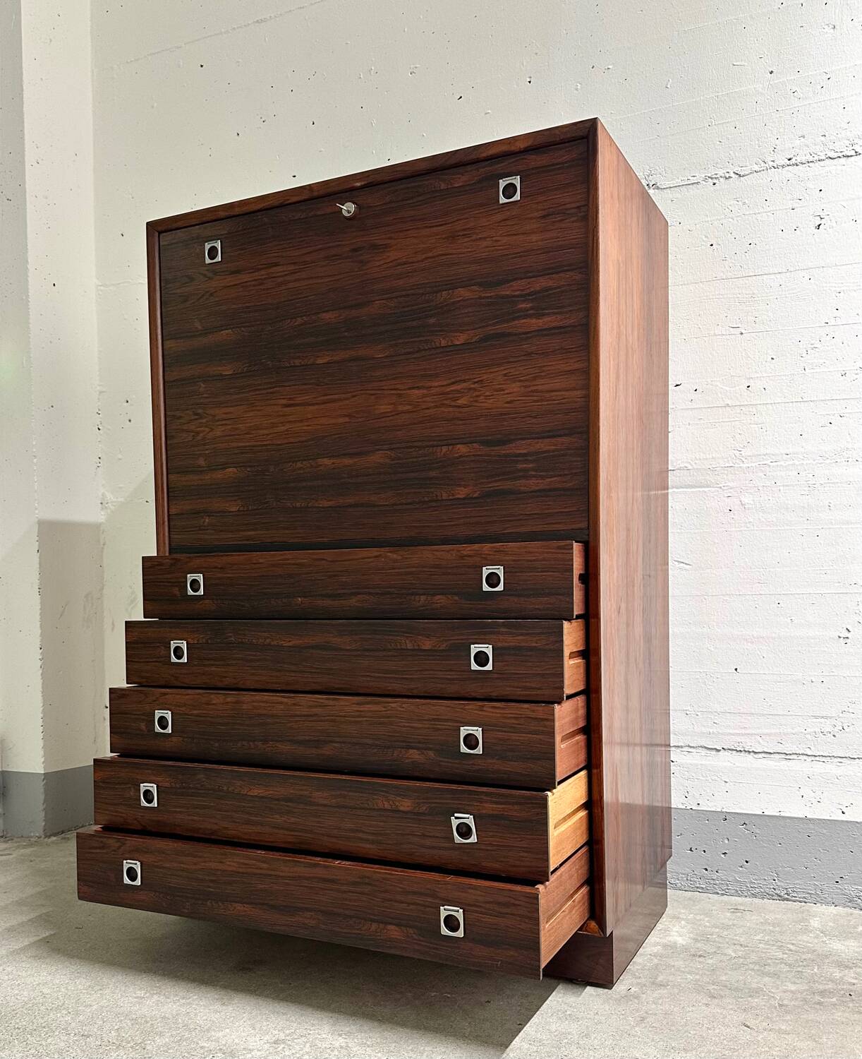 Arne Vodder Palisander Secretary in Palisander for Sibast 60s