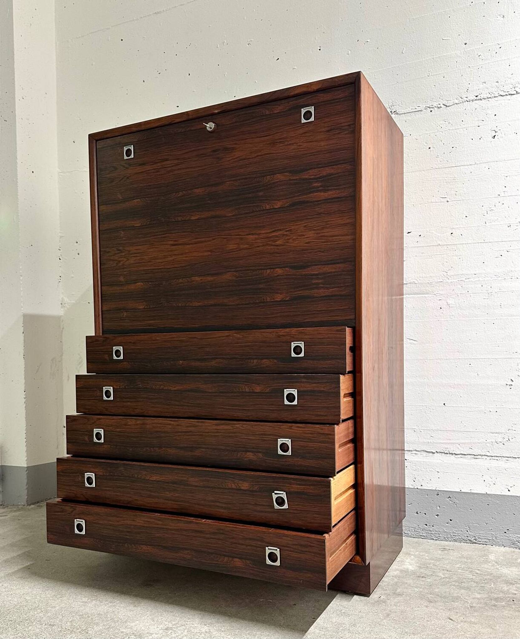 Arne Vodder Palisander Secretary in Palisander for Sibast 60s