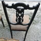 Lot 4 chairs "Chippendale"