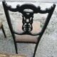 Lot 4 chaises "Chippendale"