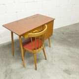 Baumann desk and chair set 1960 compass legs