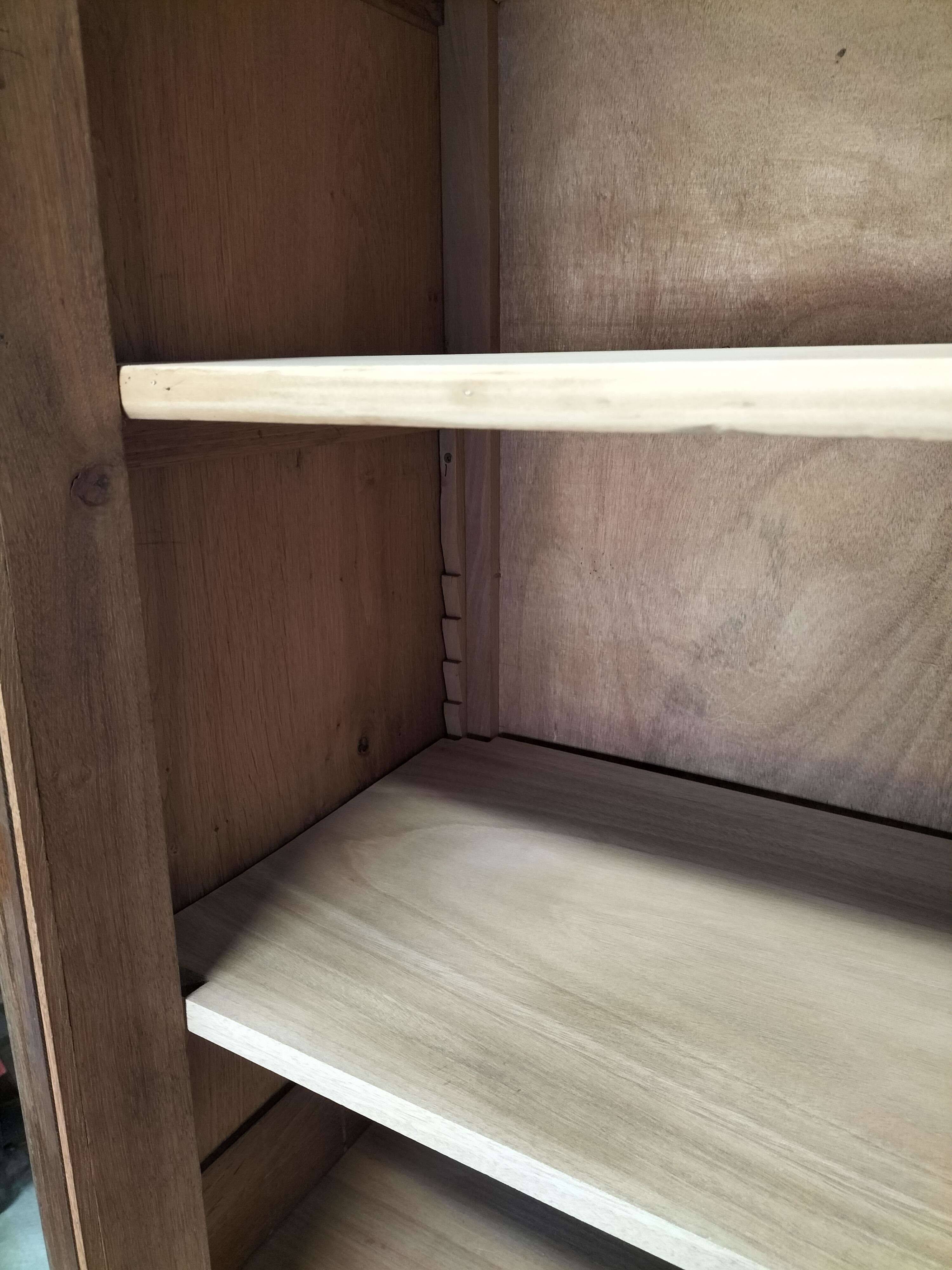 Large art deco glass cabinet.