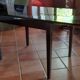 Table vintage vernie a rallonges annee 1955