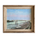 Painting "La Lagune" Marine Seaside signed and frame