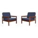 Fauteuils en teck danois par Arne Vodder pour Komfort