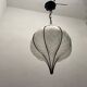 Wrought Iron Murano Glass Light Pendant 1980’s
