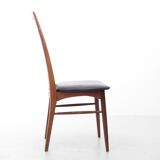 Suite of 4 Scandinavian teak chairs model Lis