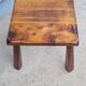 Tabouret de traite en orme
